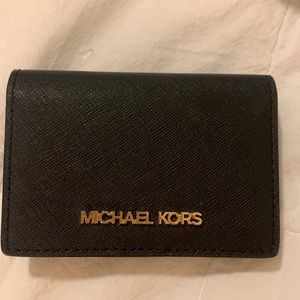 Michael Kors credit card holder black NEW!!